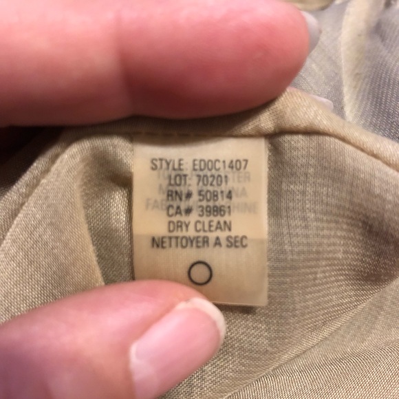 Elie Tahari Olive Green Dress EUC - XS - Picture 4 of 5